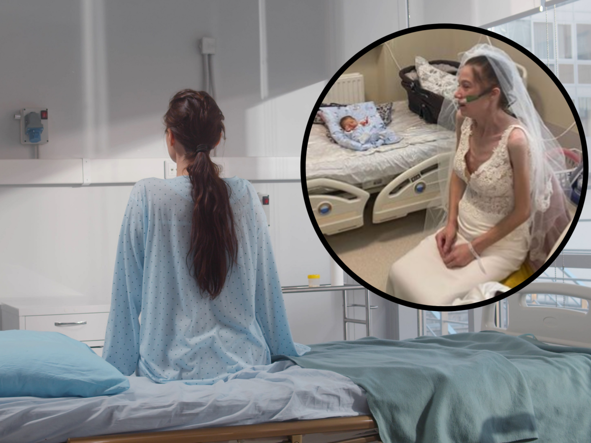 Ania wzięła ślub w szpitalu, po urodzeniu dziecka