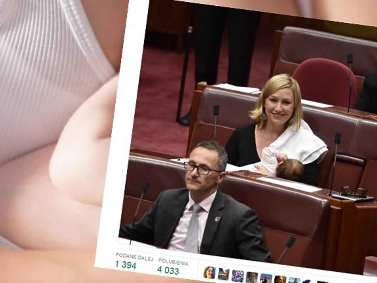 Australijska senatorka karmi dziecko piersią w parlamencie