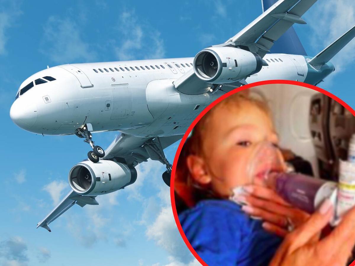 Dziecko z astmą wyrzucone z samolotu przez BRAK MASECZKI!