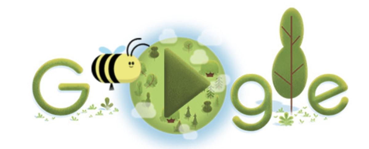 Dzień Ziemi grafika google