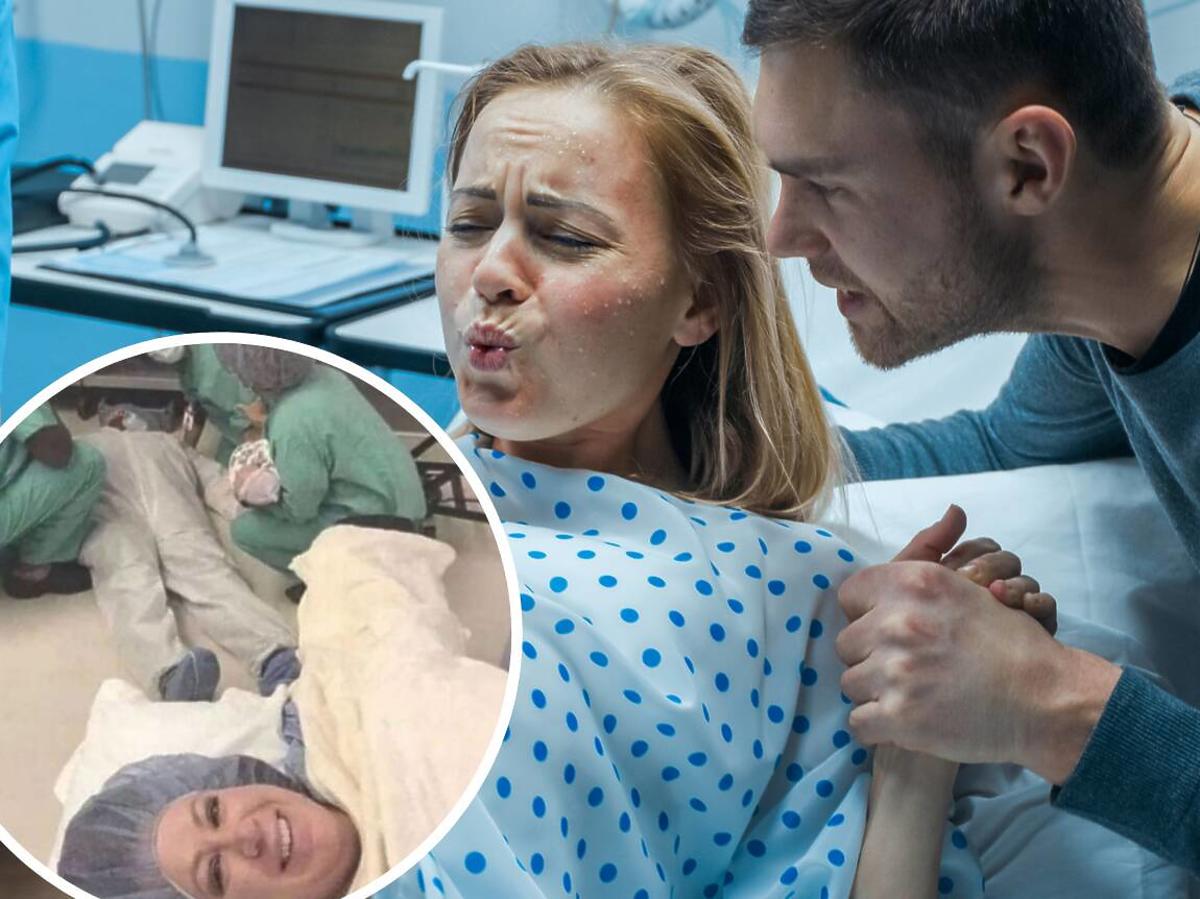 Mąż zemdlał przy porodzie, Instagram/bebemomelife