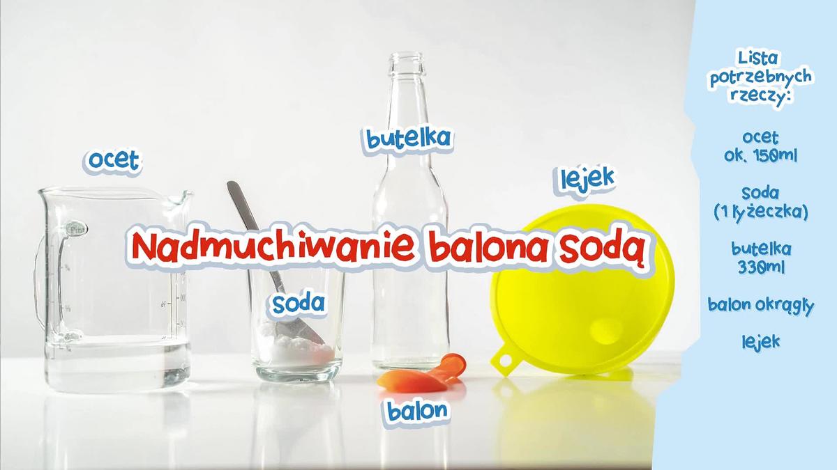 Eksperymenty Dla Dzieci Z Sodą Eksperymenty dla maluszków. Balon z sodą i wodą