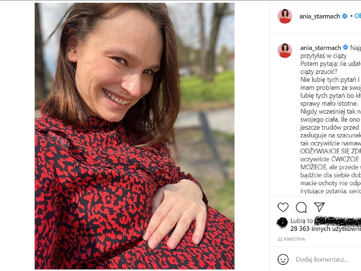 Ania Starmach spodziewa się drugiego dziecka