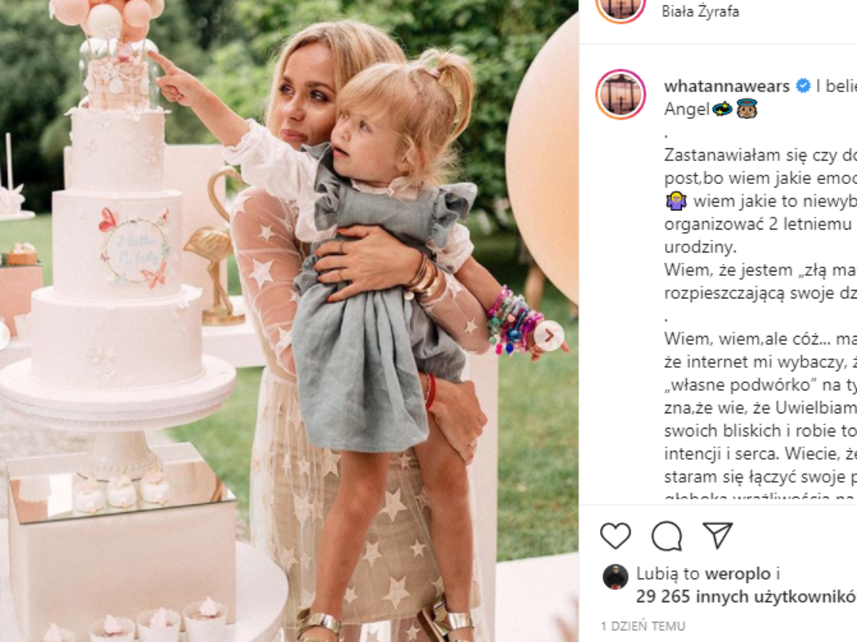Anna Skura wyprawiła córce wystawne urodziny