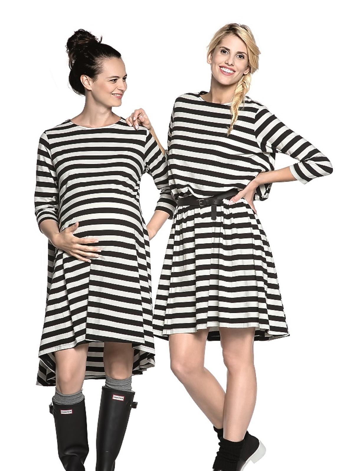 Bawełniana sukienka dla kobiet w ciąży z kolekcji MumMeCode