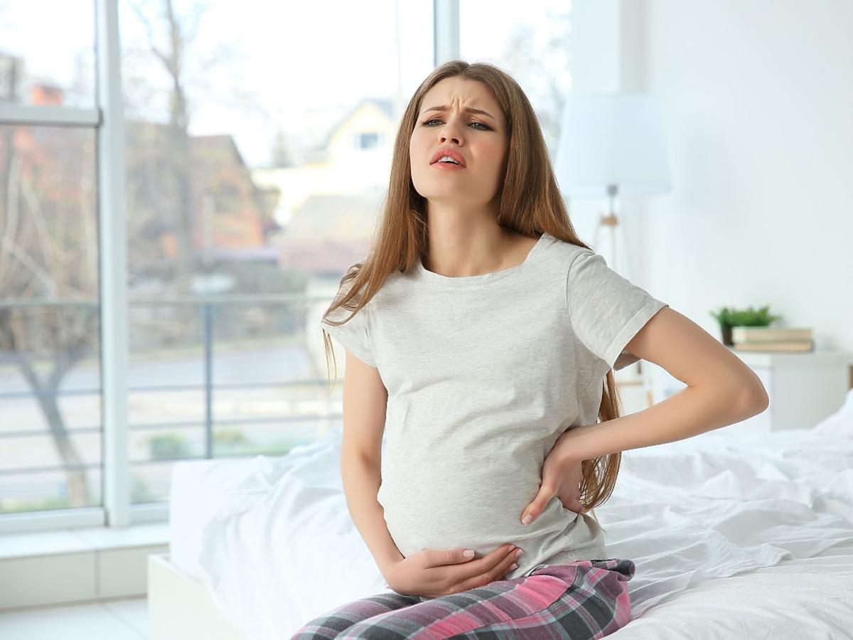ból jajnika w ciąży
