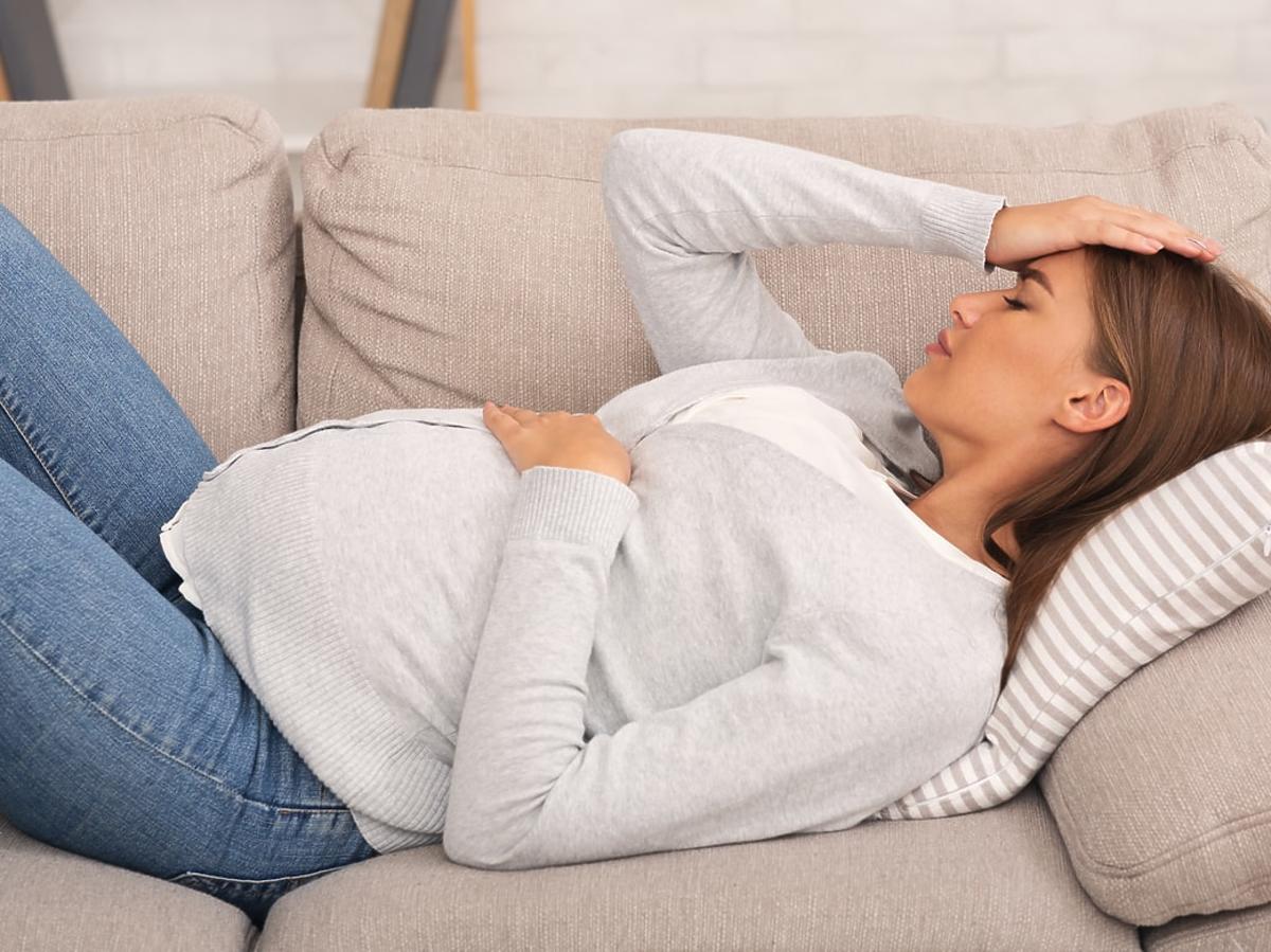 ból miesiączkowy w ciąży