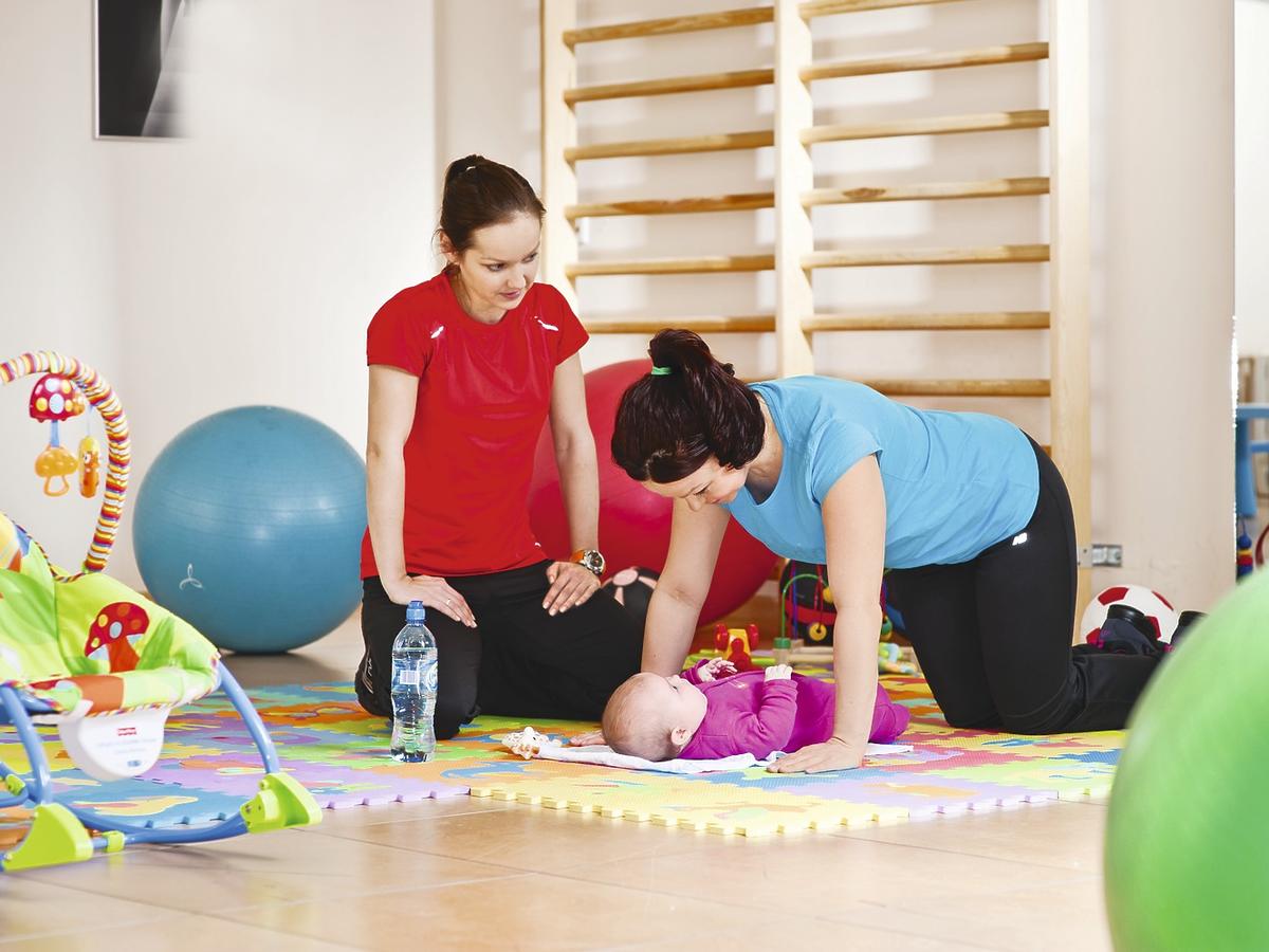 ćwiczenia po porodzie, ćwiczenia z niemowlakiem