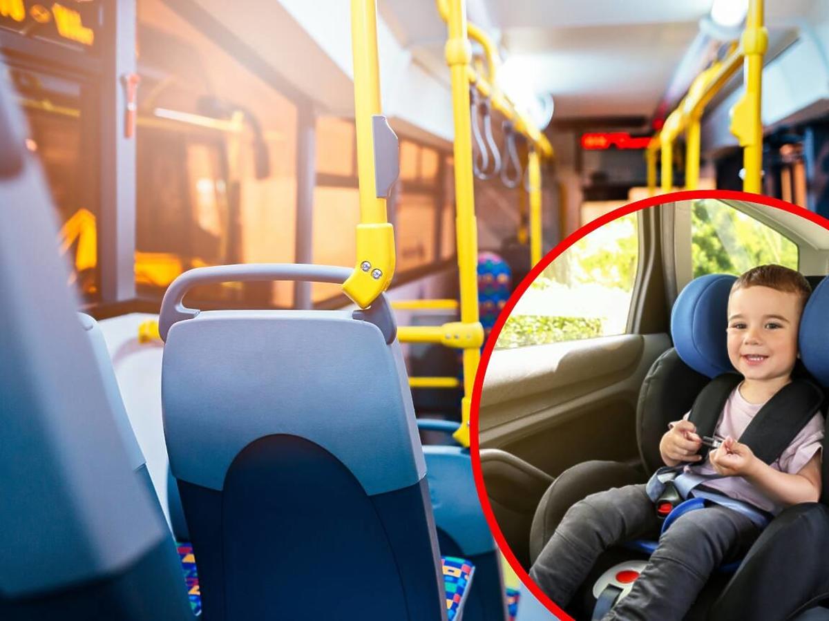 czy podczas podróży autobusem można przewozić dziecko w foteliku 