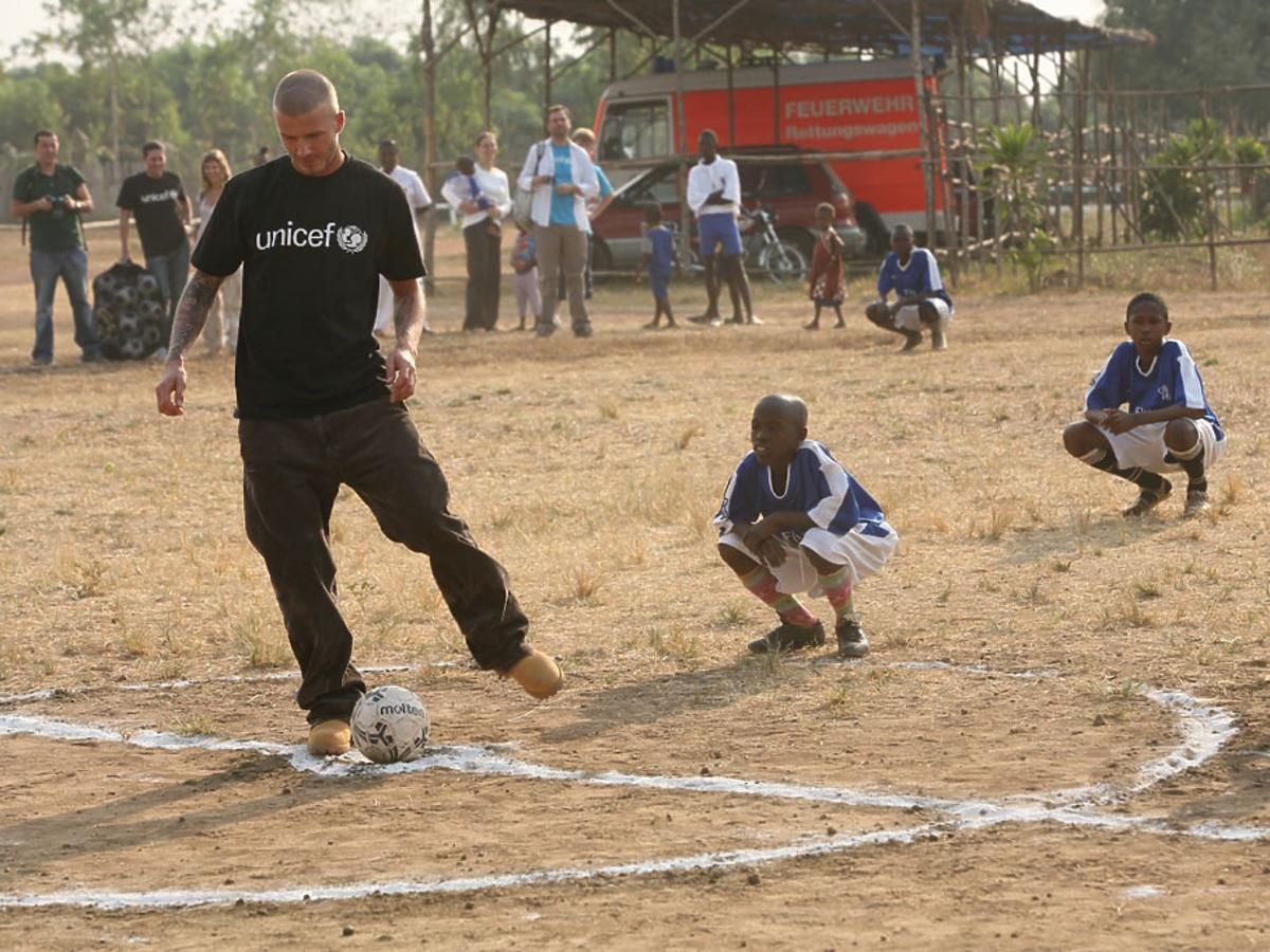 David Beckham, Ambasador Dobrej Woli UNICEF