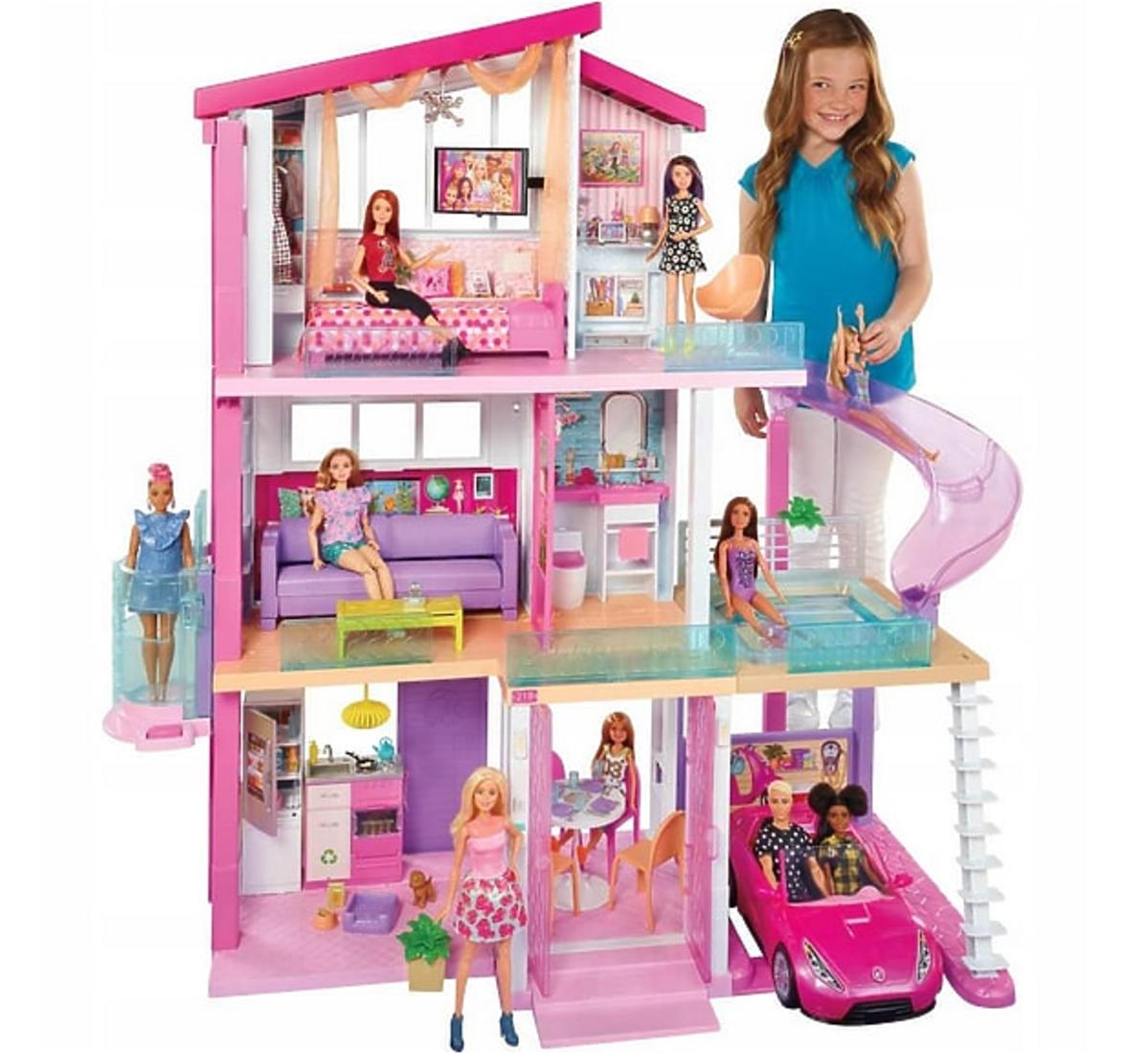 domek dla lalek Barbie ogromy ze swiatlem