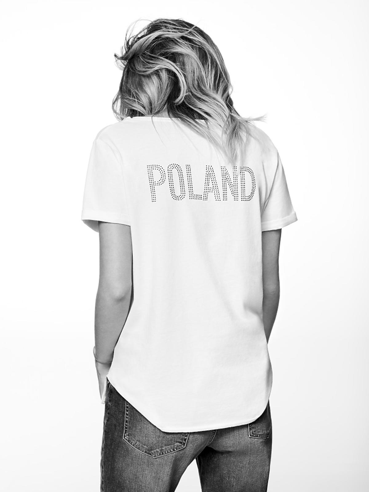 Dominika Grosicka kolekcja Mistrzowska Pomoc - koszulka z napisem Poland