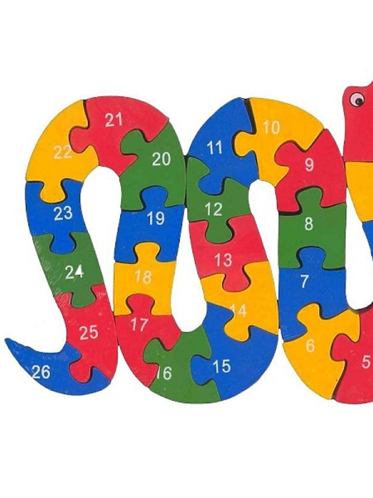 Drewniane klocki puzzle literki i cyferki wąż - katalog produktów dla dzieci na Babyonlinepl.jpg
