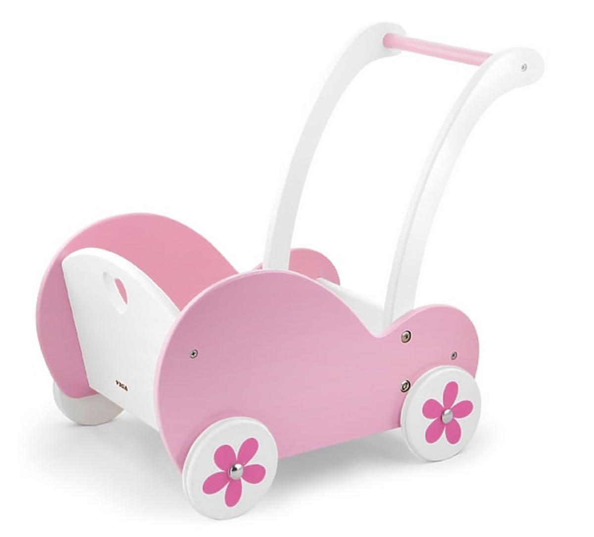 drewniany wózek dla lalek wózek viga toys