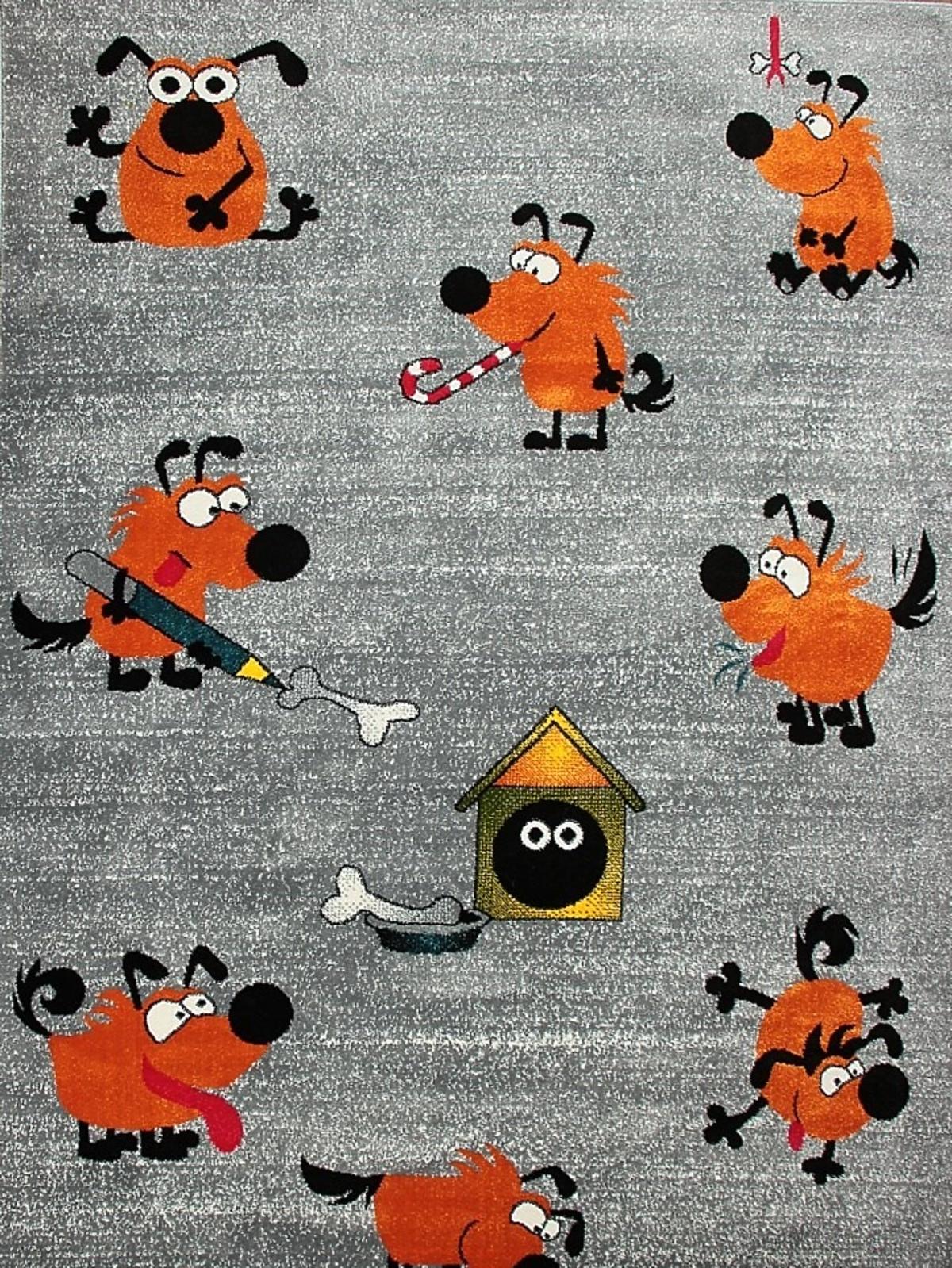 dywan dla dzieci w zabawne pieski