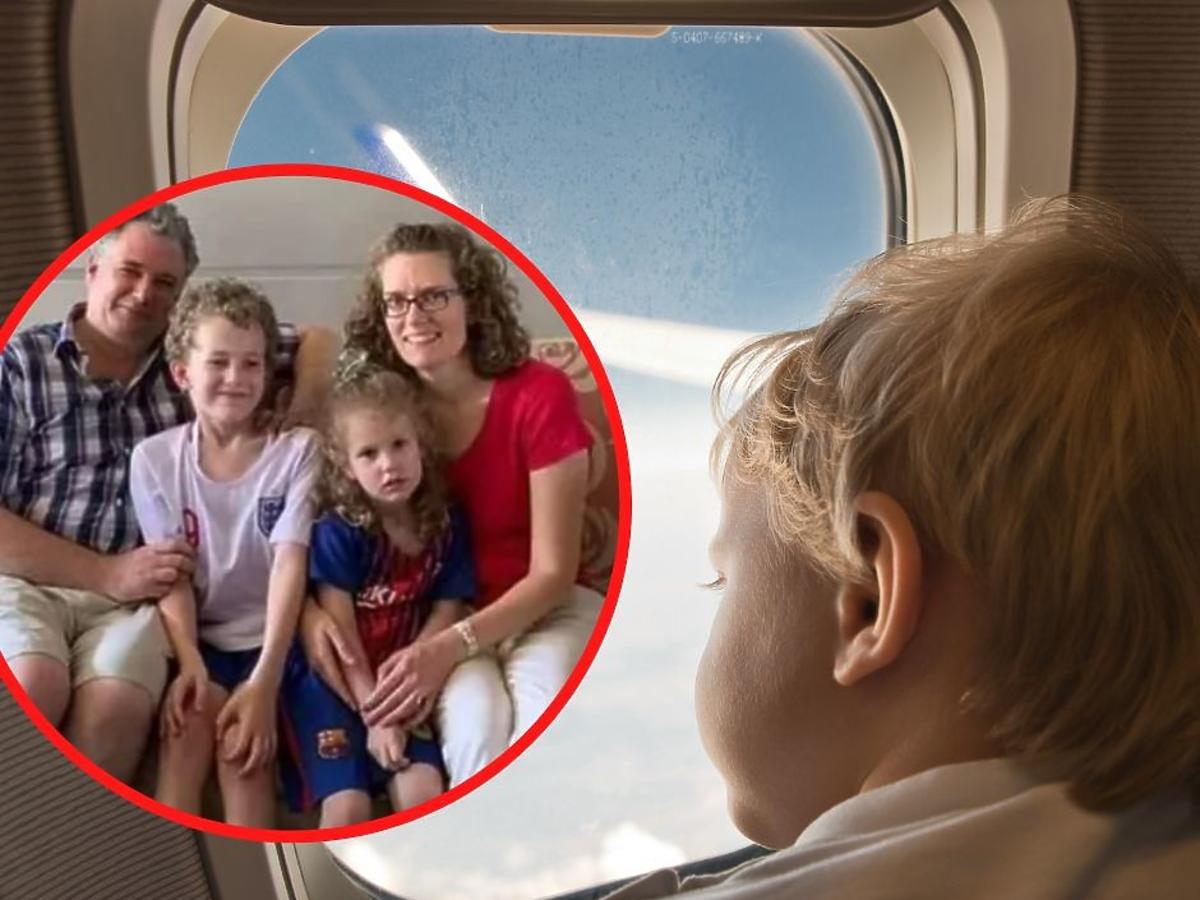 dzieci siedziały w samolocie obok zwłok mamy