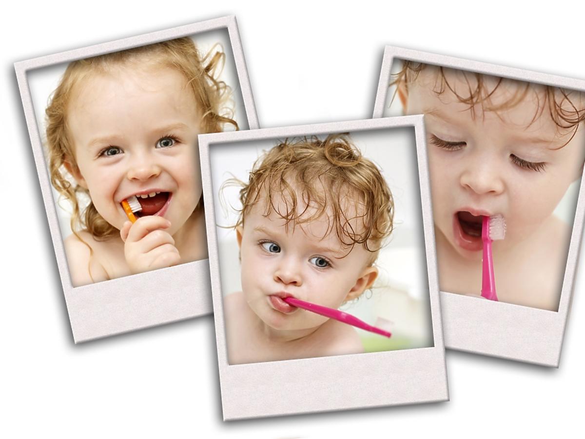 dzieci, zęby, zęby mleczne, mycie zębów