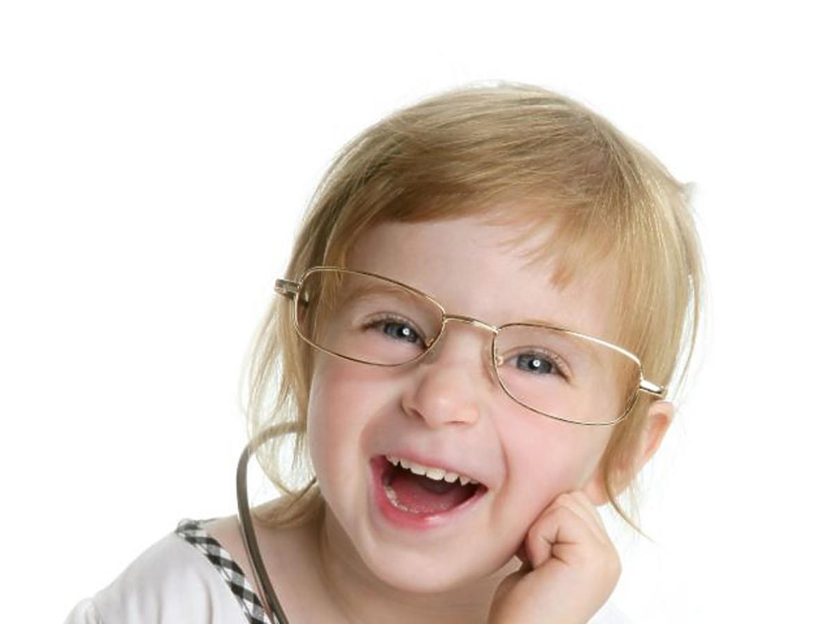 dziecko, badanie, okulary