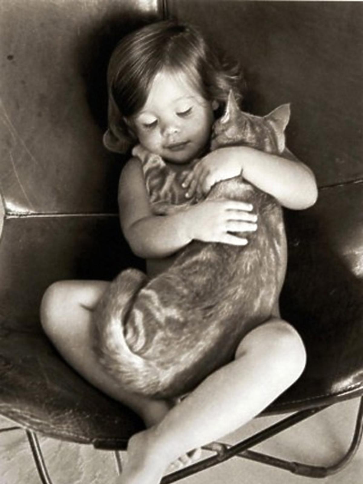 Dziewczynka i kot