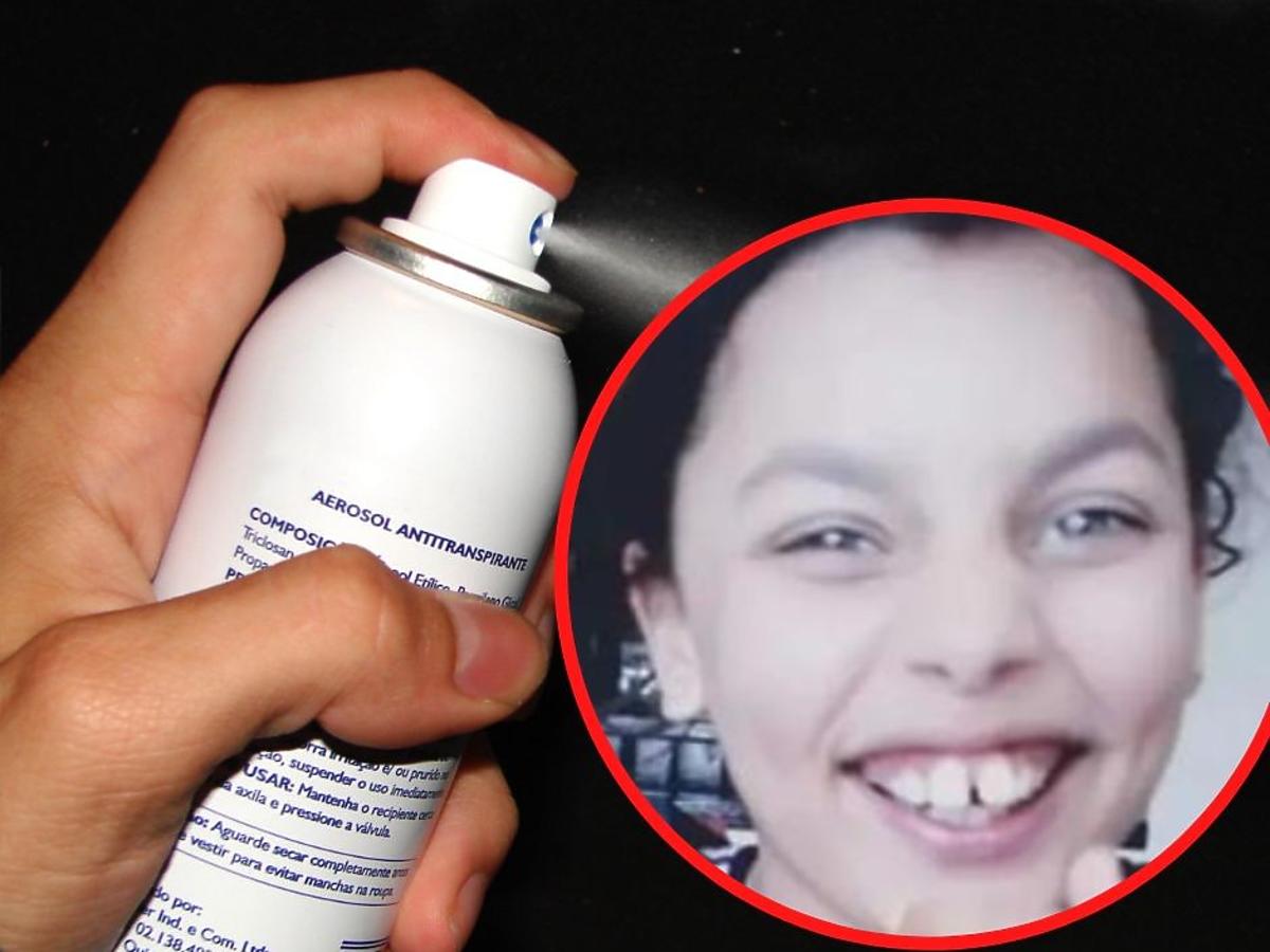 dziewczynka zmarła przez dezodorant