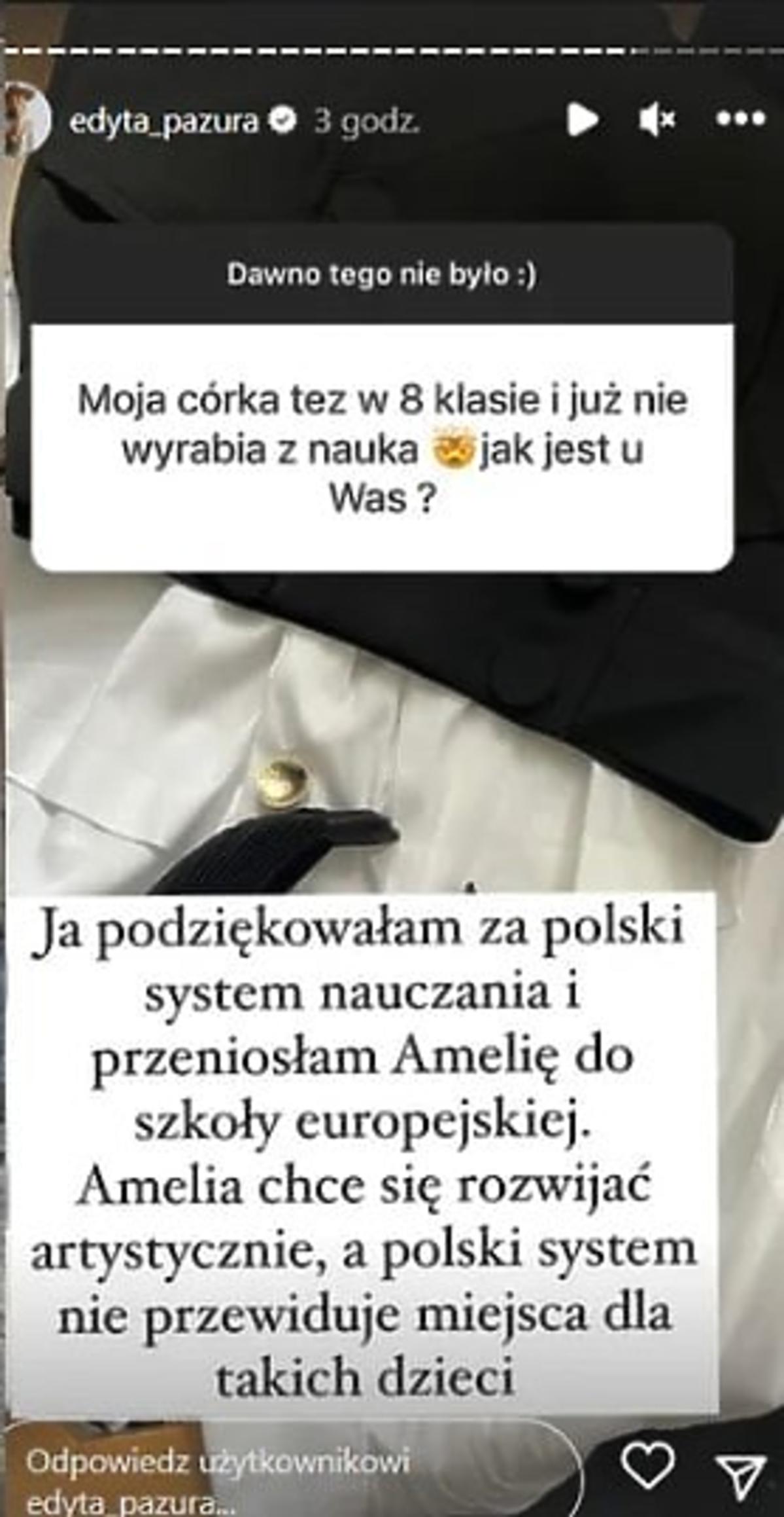 Edyta Pazura o polskim systemie edukacji