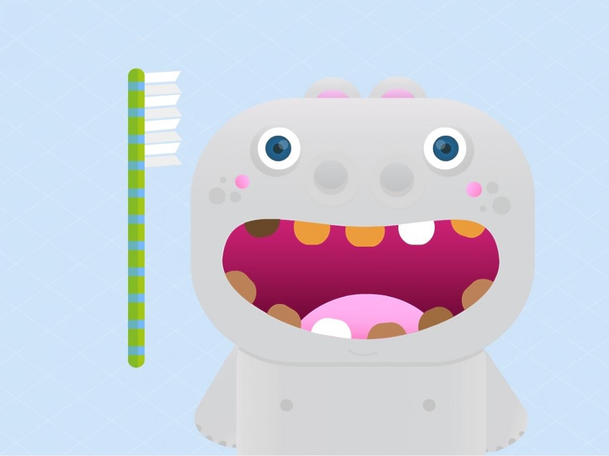 gra online dla dziecka - mycie zębów