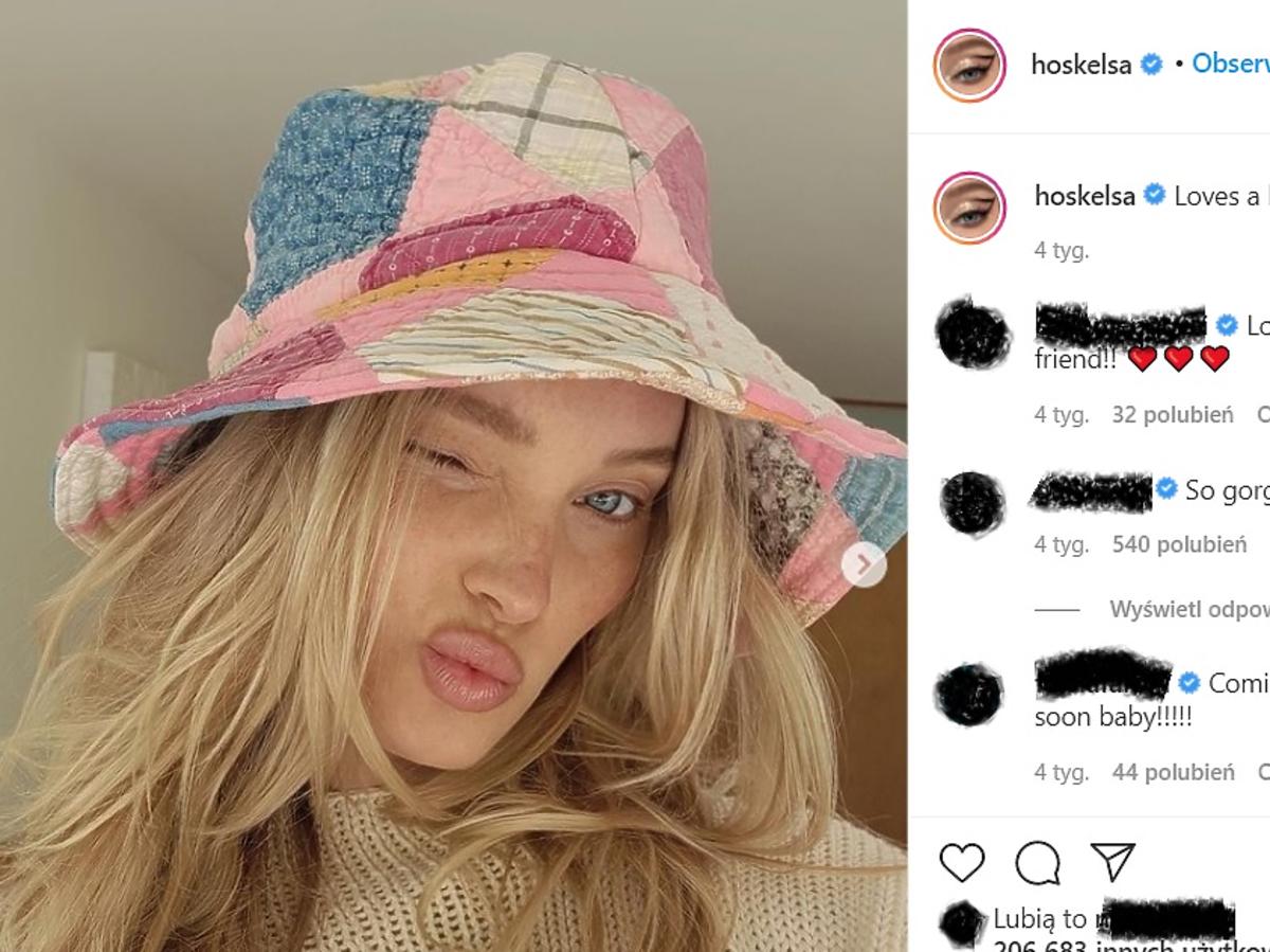 Elsa Hosk na Instagramie
