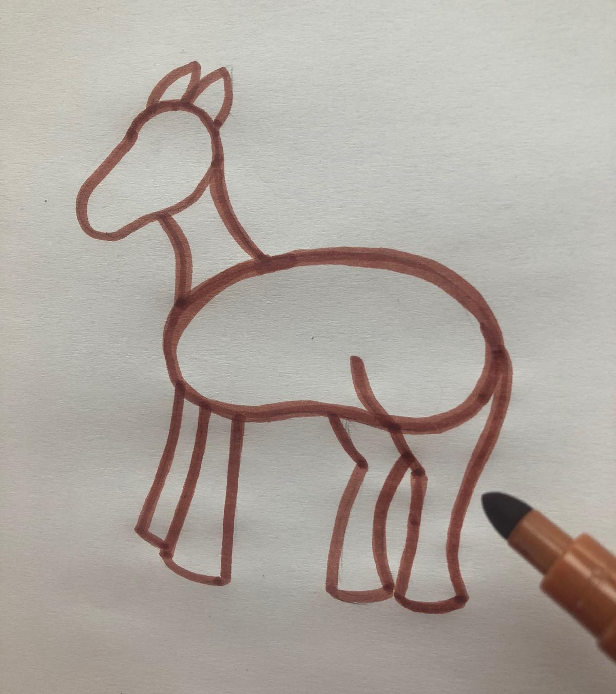 jak narysować konia