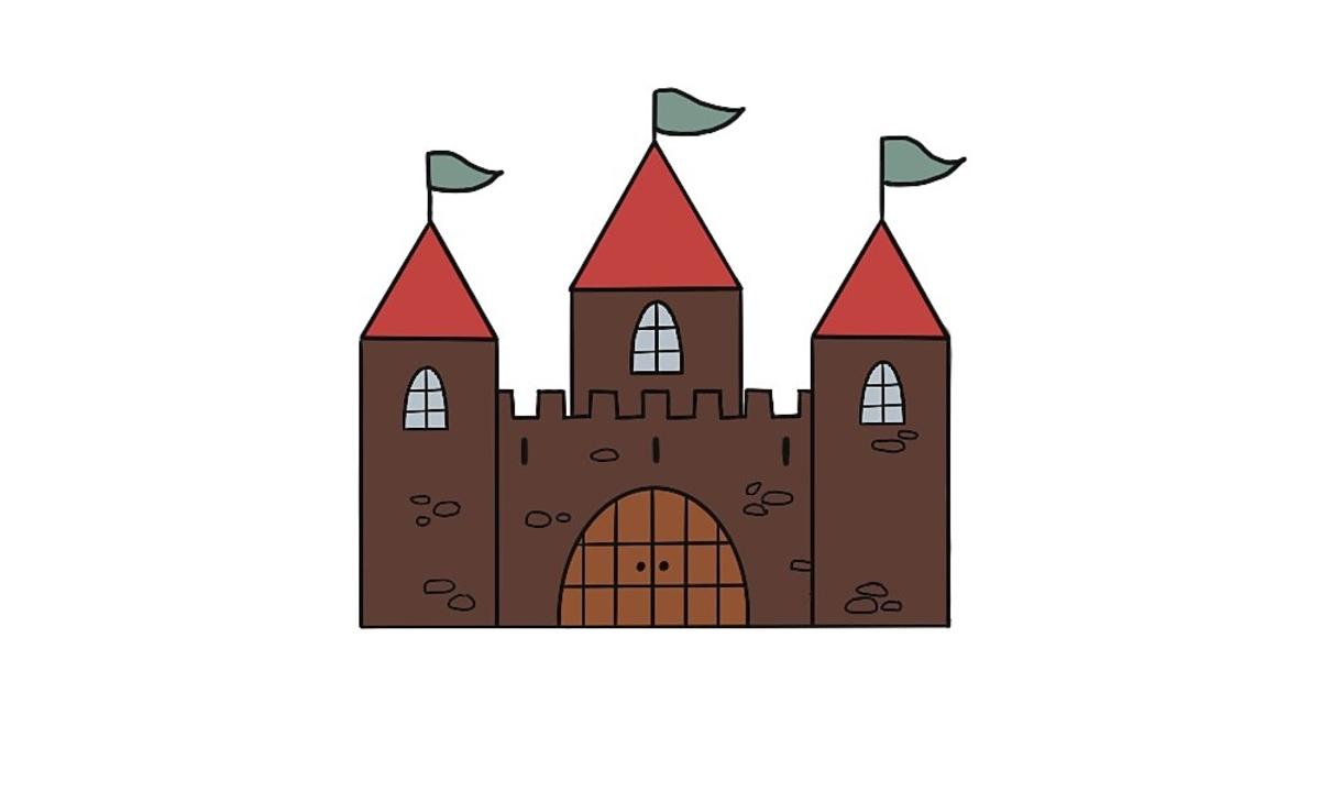 Jak narysować zamek