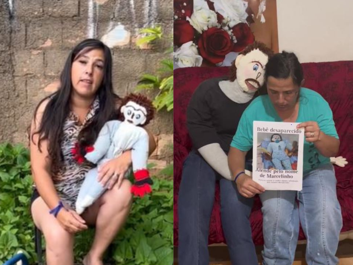 Kobieta błaga o pomoc w ratowaniu porwanego dziecka. Jej mąż i syn to szmaciane lalki… 