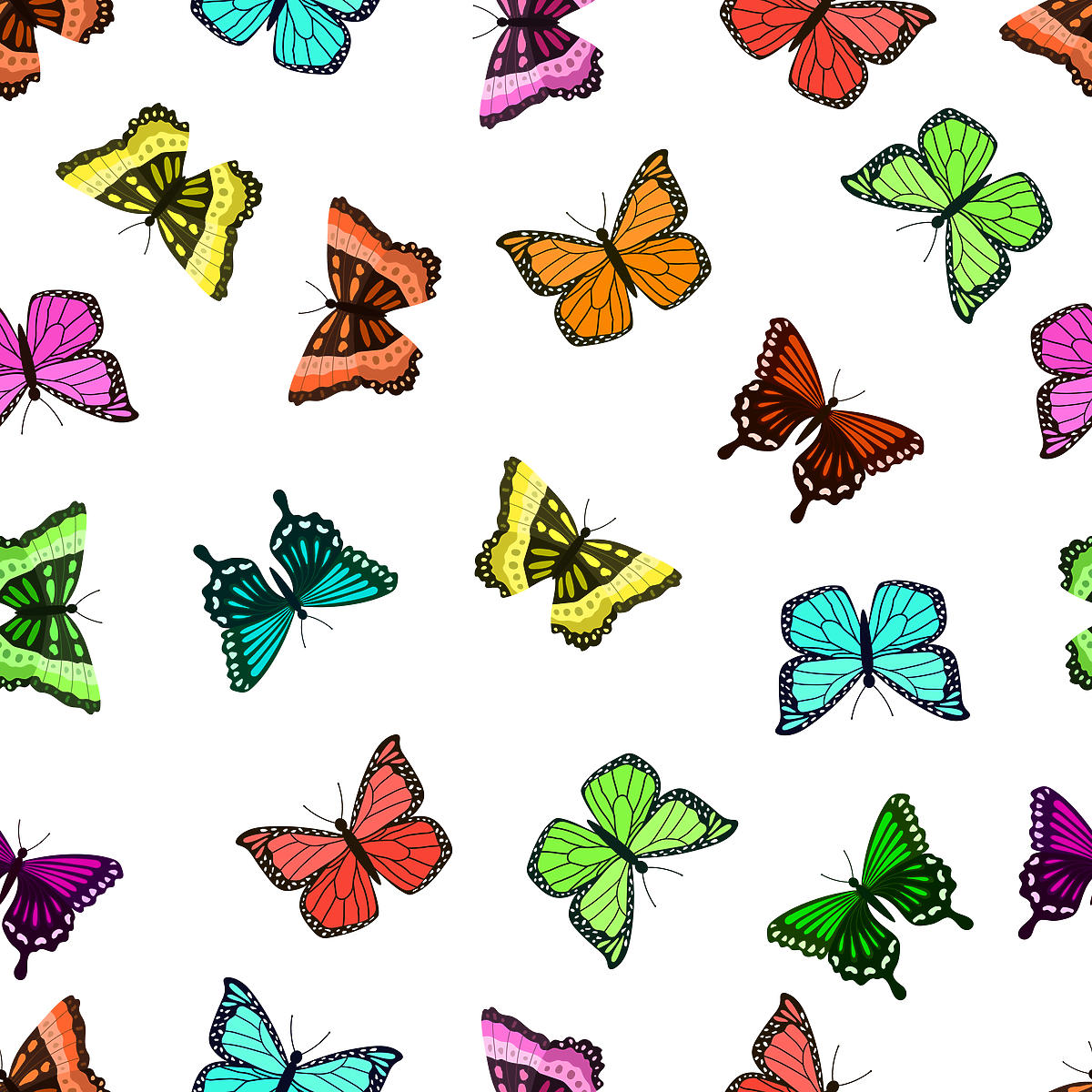 kolorowanki dla dziewczynek motyl