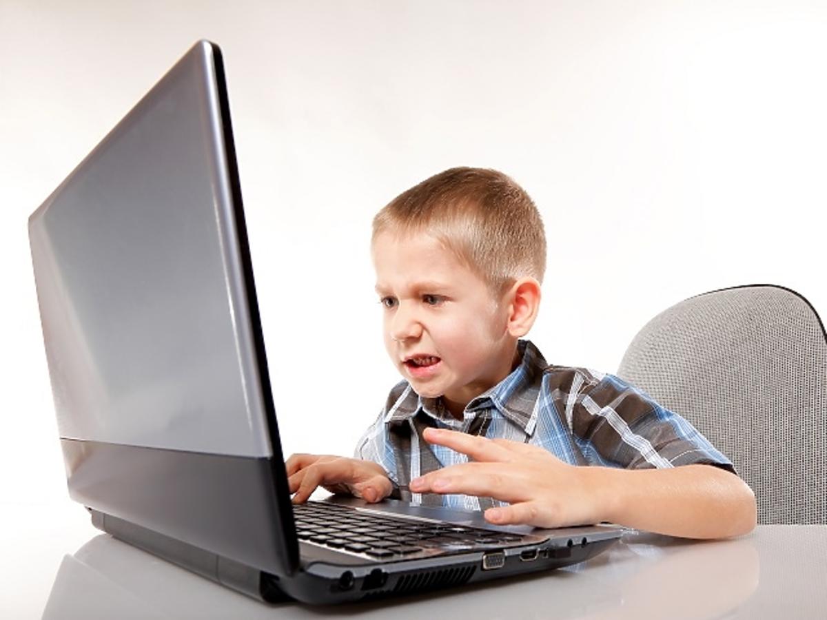 komputer, Internet, dziecko