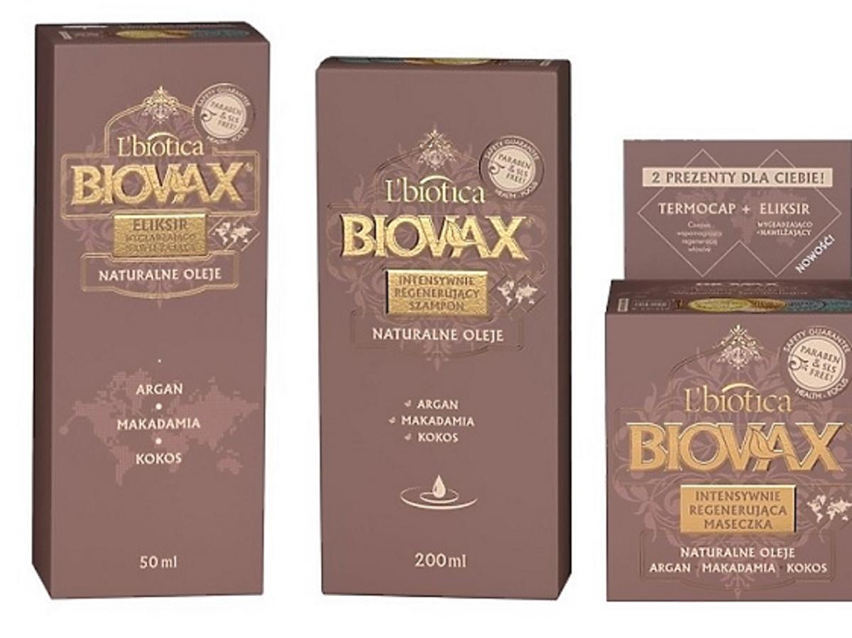 Kosmetyki Biovax L'biotica - seria Aragan Makademia Kokos
