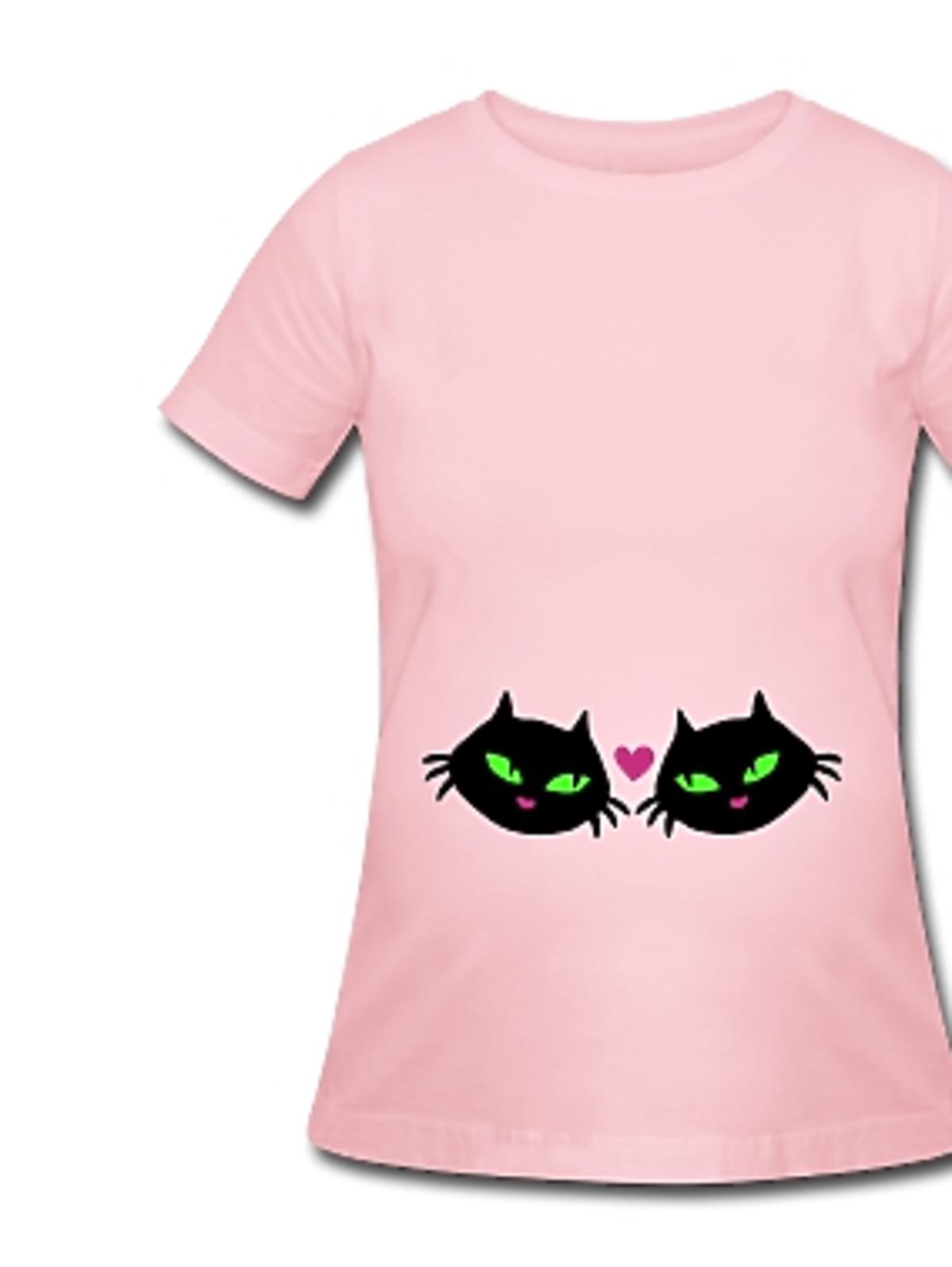 koszulka ciążowa koty, t-shirt ciążowy, bluzka dla kobiet w ciąży, śmieszne koszulki