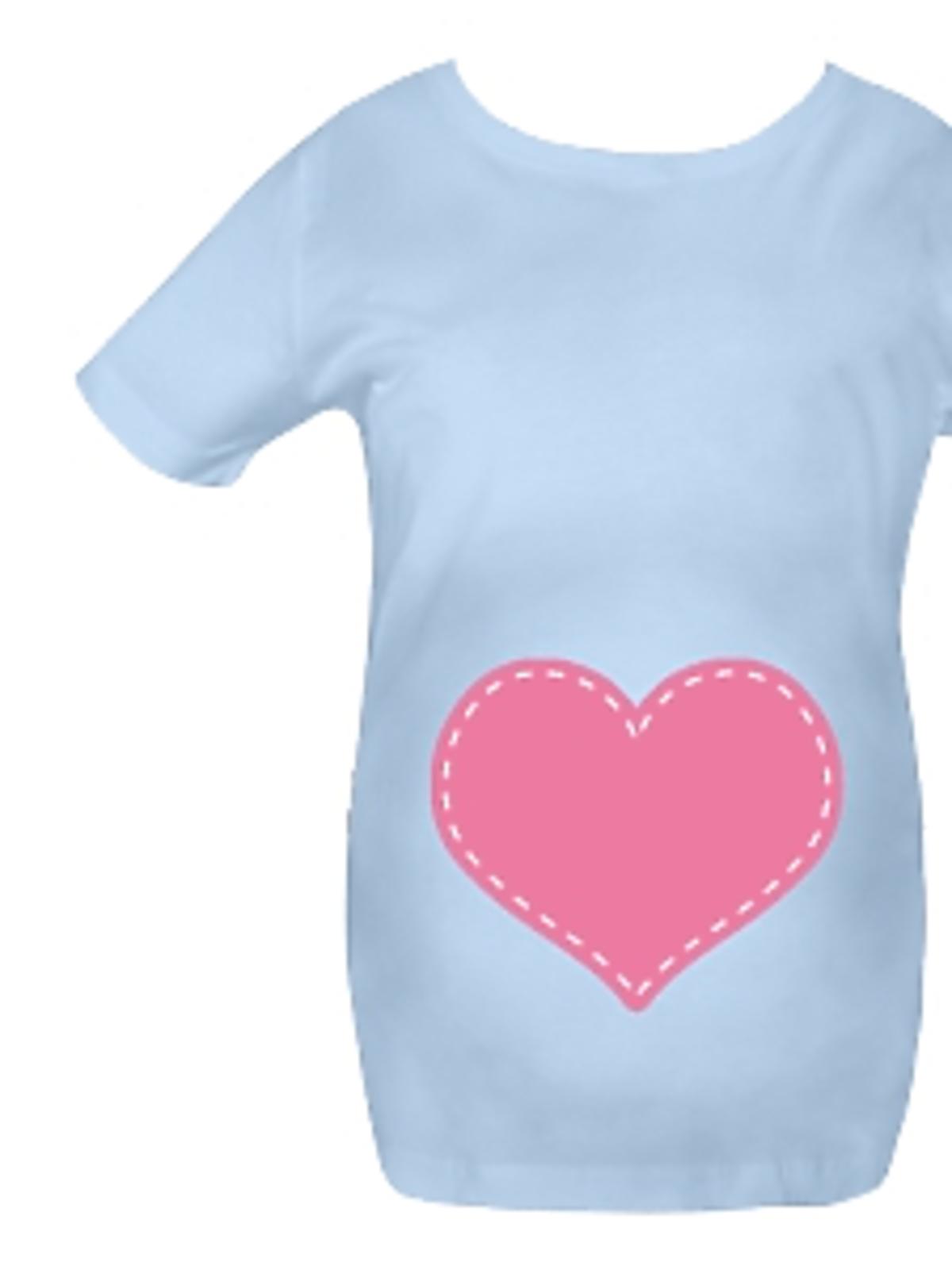 koszulka ciążowa serce, t-shirt ciążowy, bluzka dla kobiet w ciąży, śmieszne koszulki
