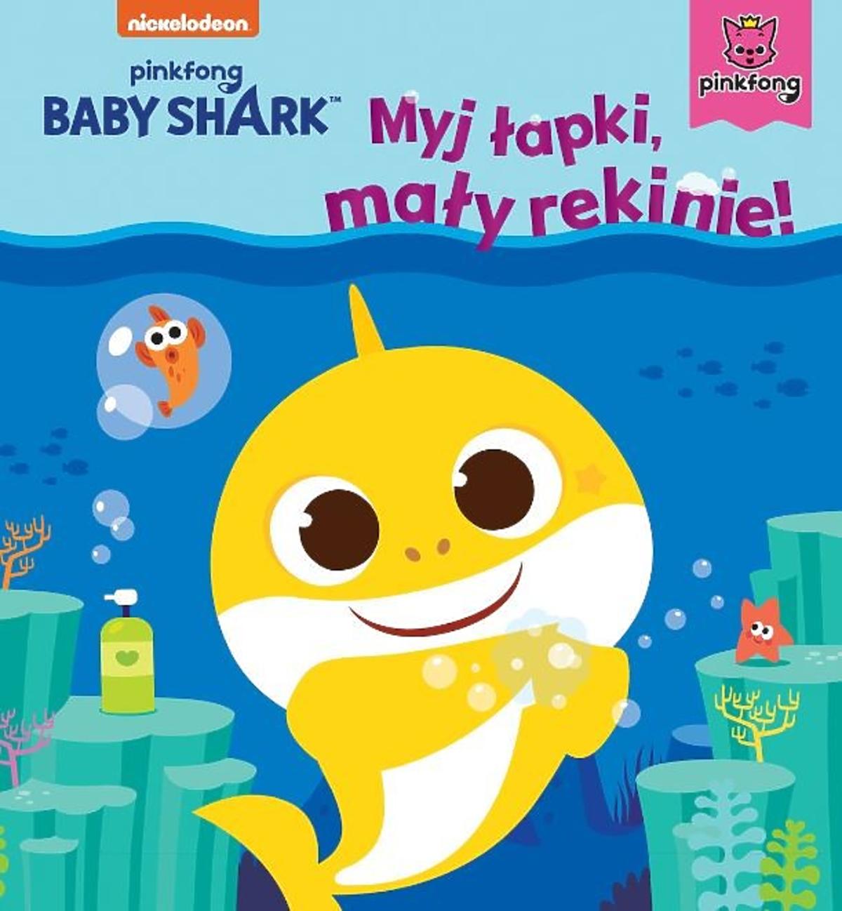 Książka dla roczniaka: Myj rączki mały rekinie