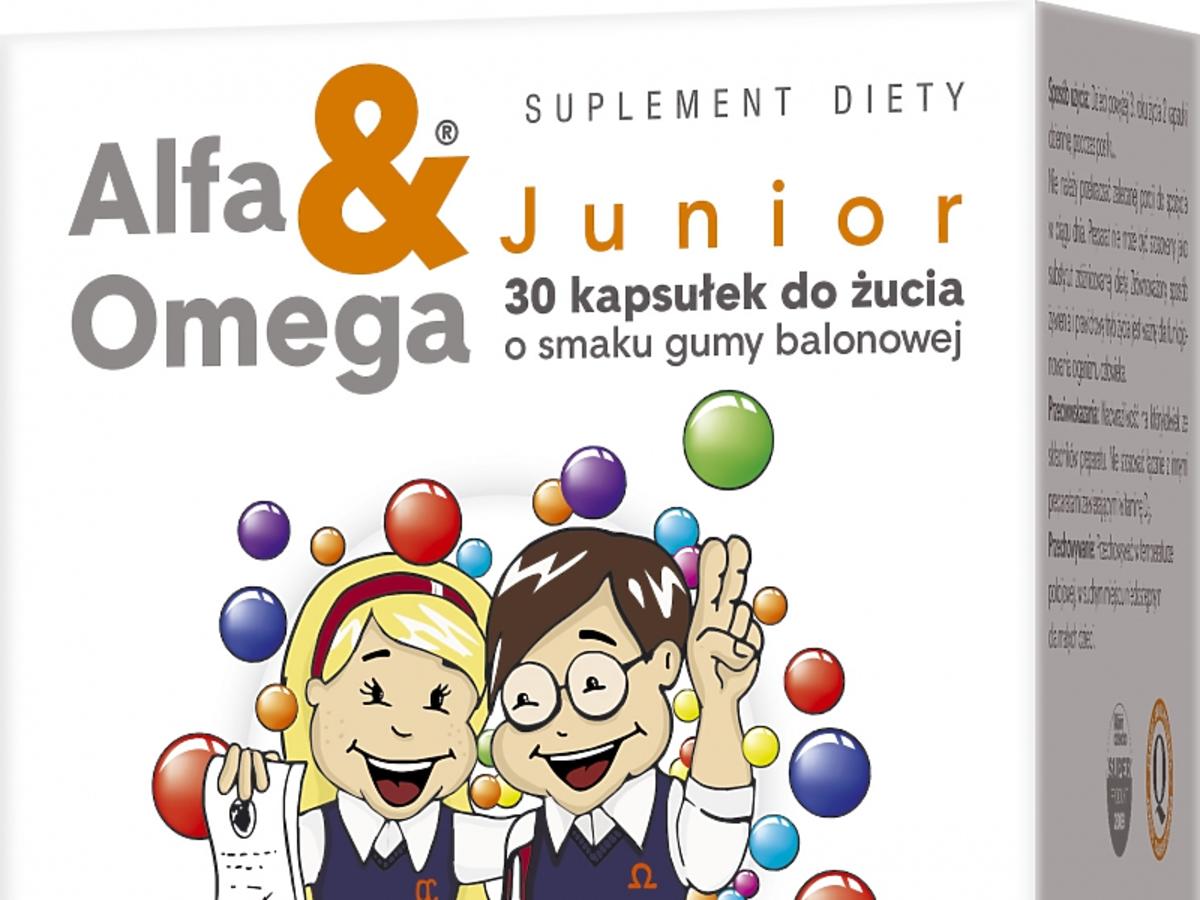 kwasy omega, Alfa&Omega Junior, suplementy diety dla dzieci