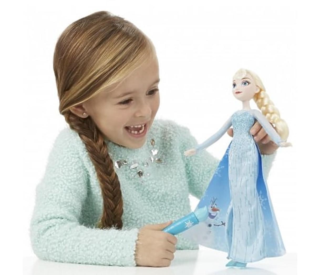 lalka Elsa z magiczną różdżką