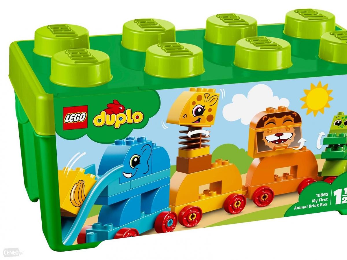 LEGO DUPLO pociąg ze zwierzątkami, ok. 100 zł