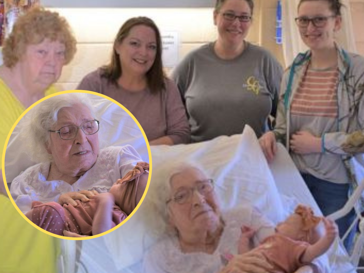 Ma 98 lat i ponad 100 wnucząt. Właśnie poznała swoją prapraprawnuczkę
