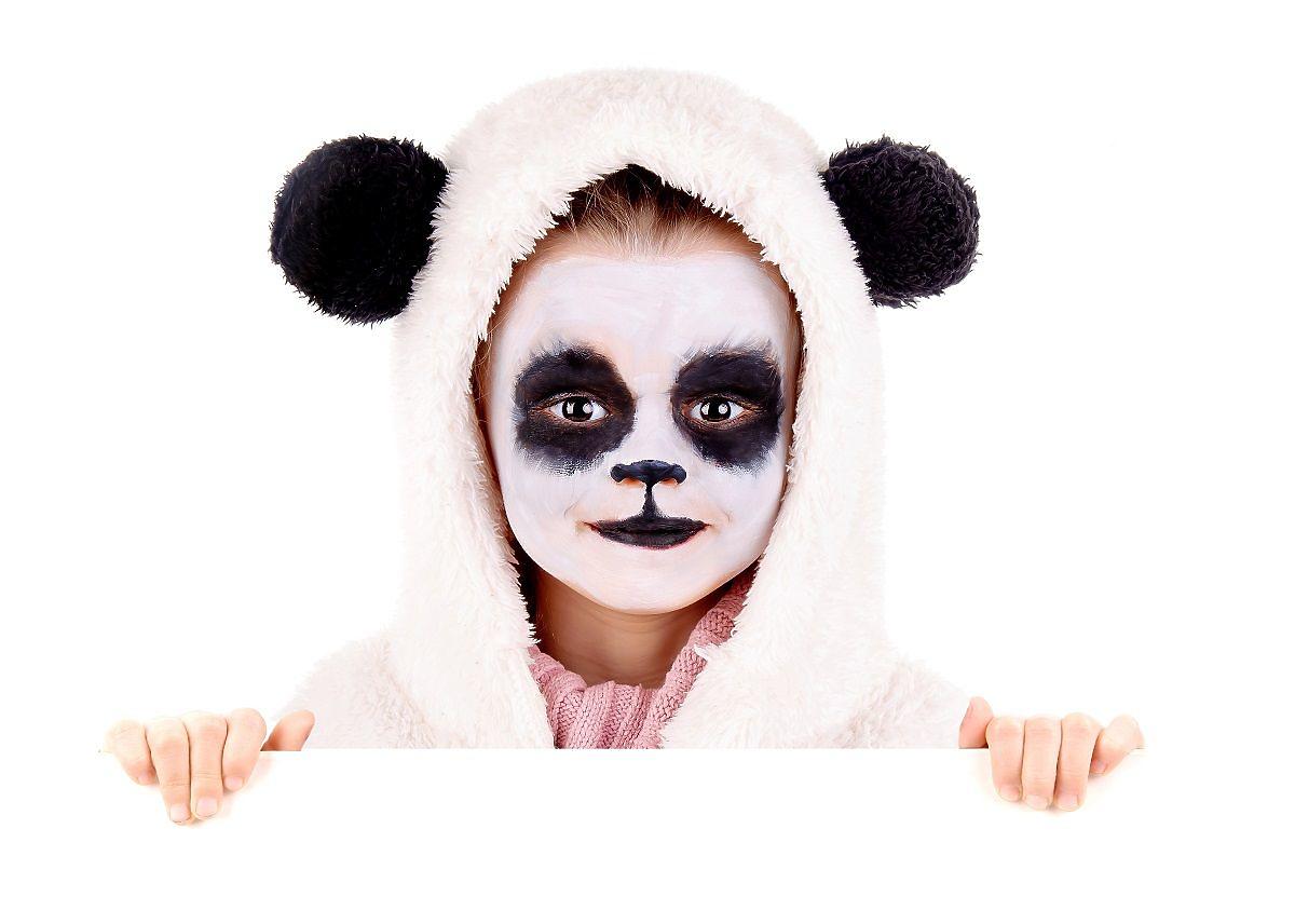malowanie twarzy wzory - panda