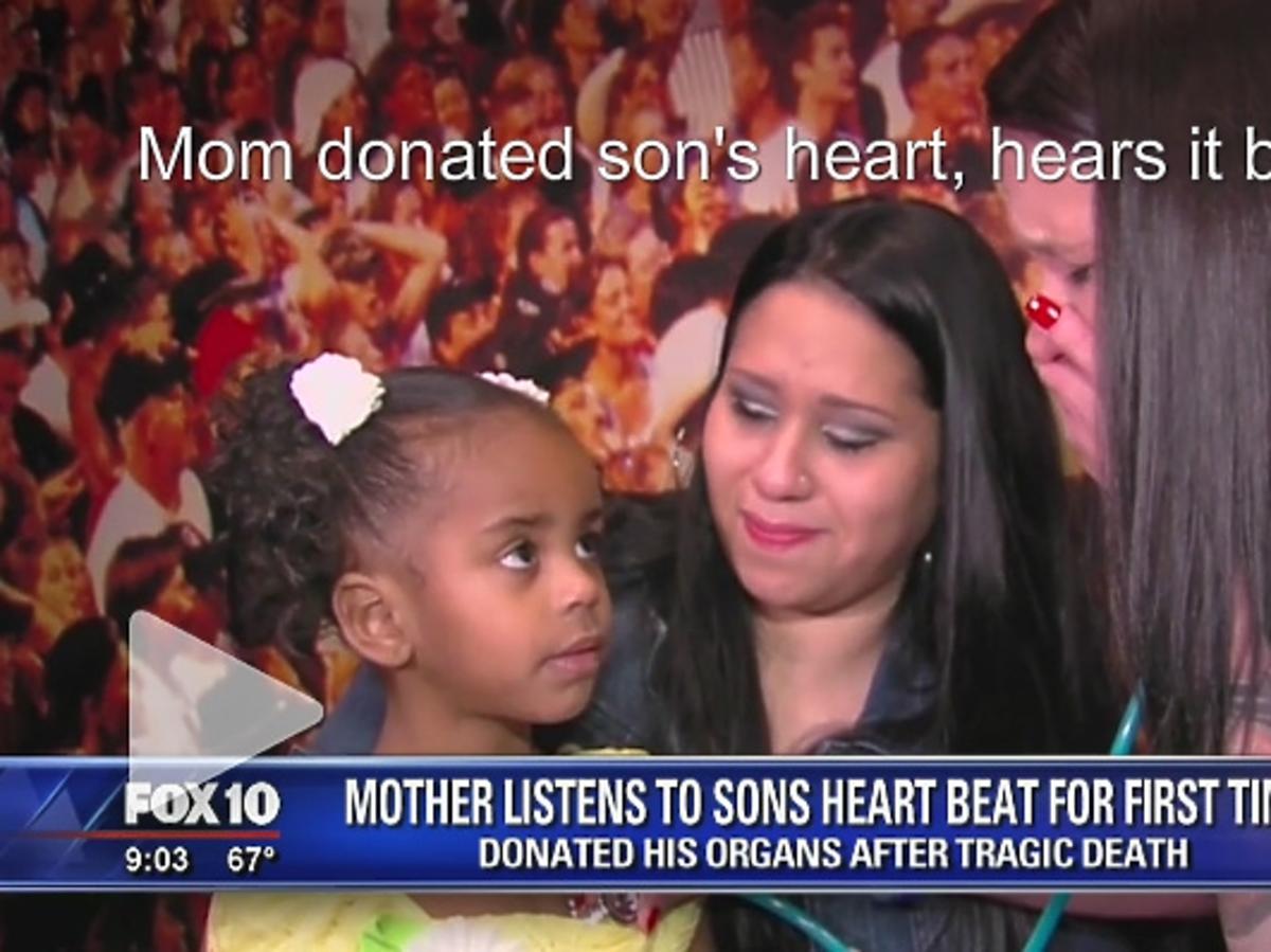 Matka usłyszała bicie serca zmarłego syna