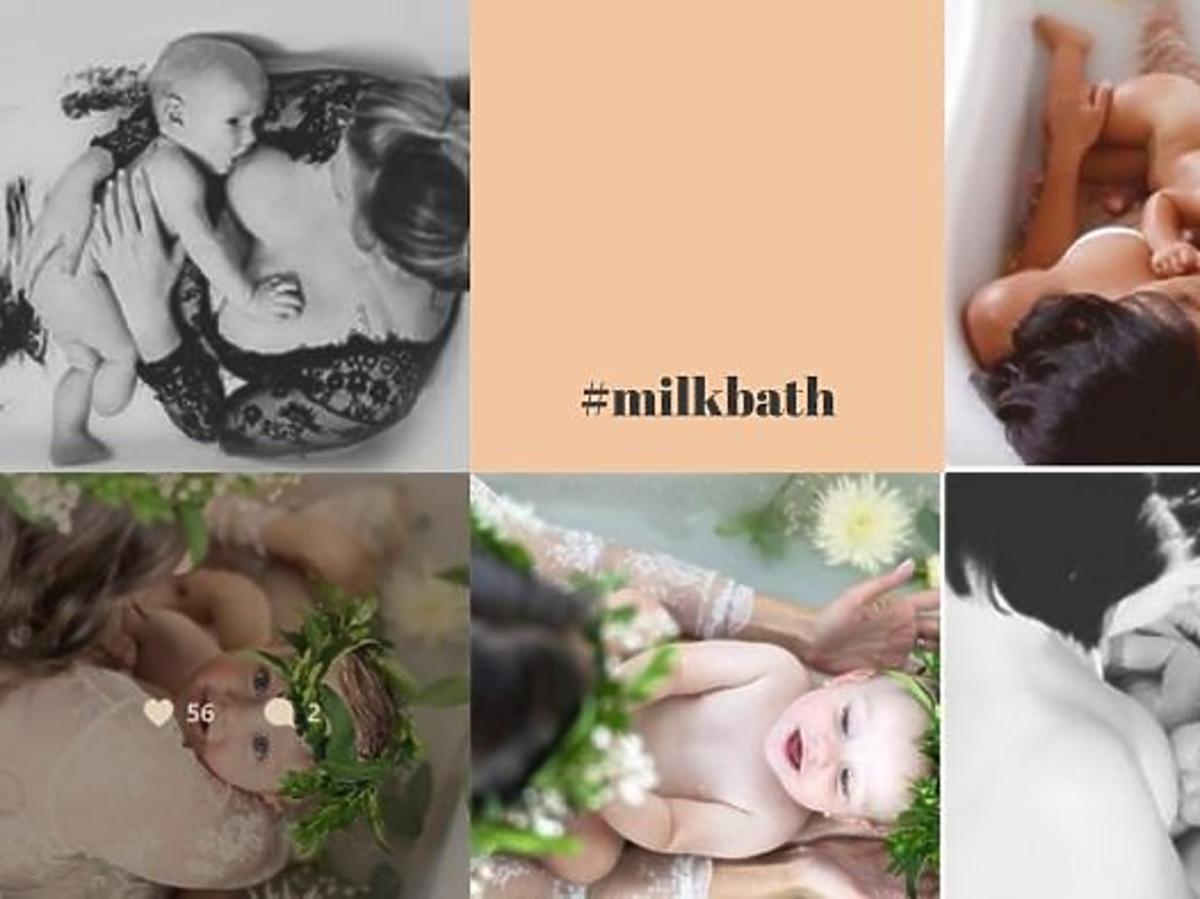 milk bath photography 