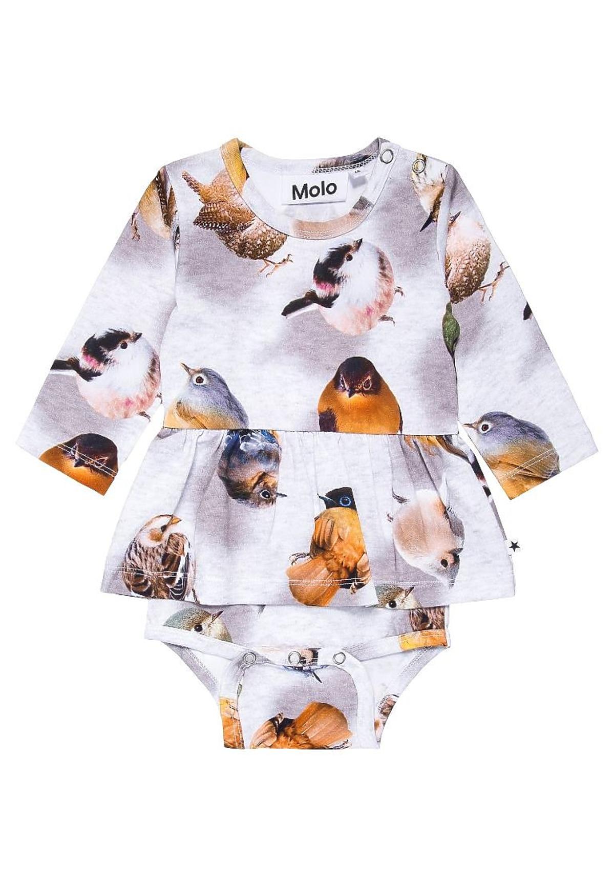 modne body dla niemowlęcia w ptaki Molo