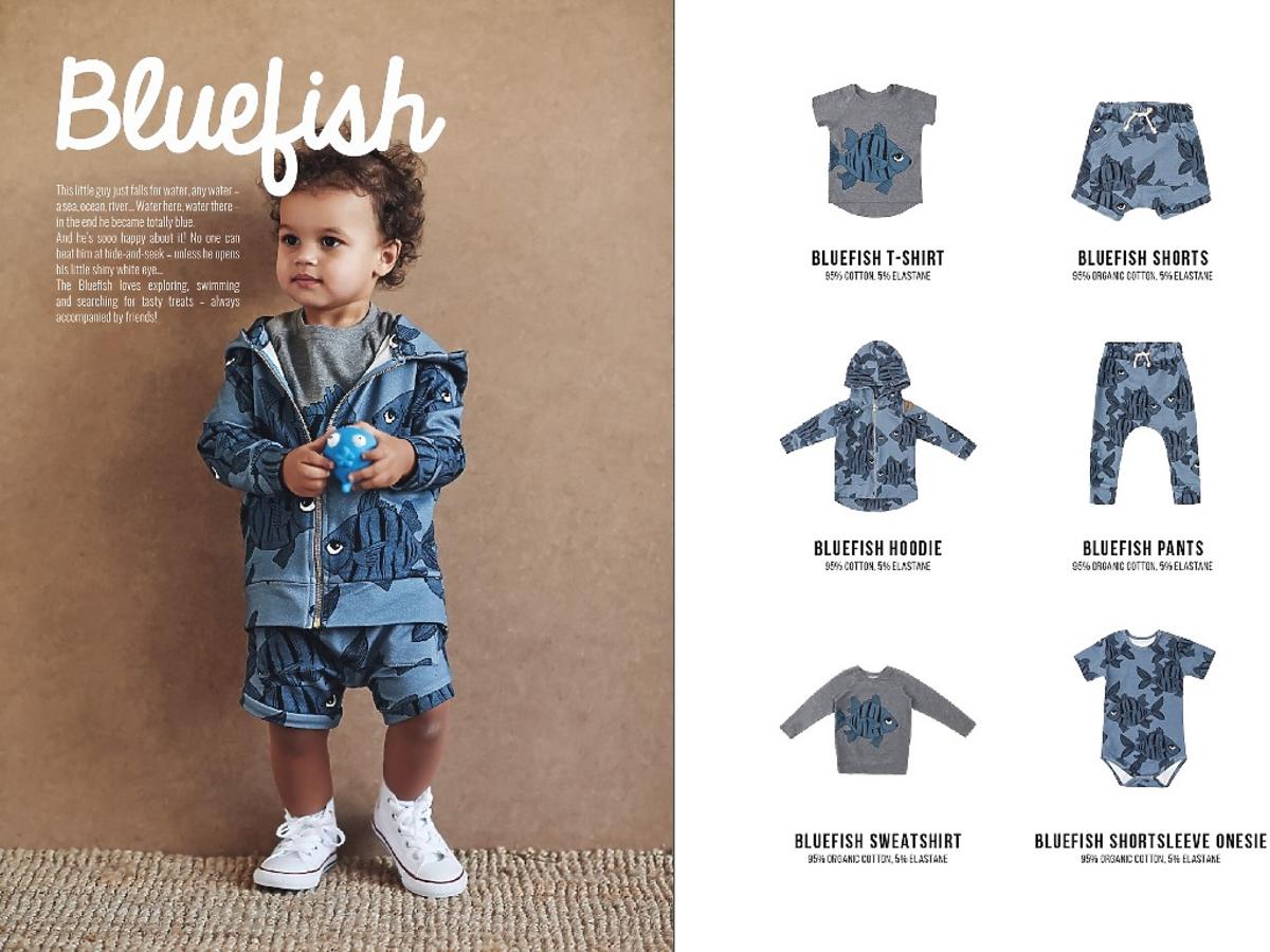 modne ubranka dla dzieci Dear Sophie - kolekcja w rybki
