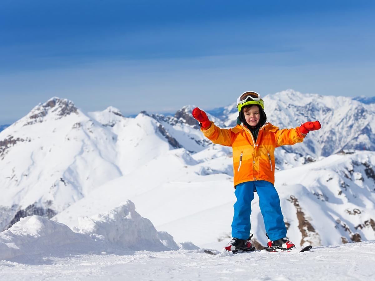 nauka jazdy na nartach dla dzieci