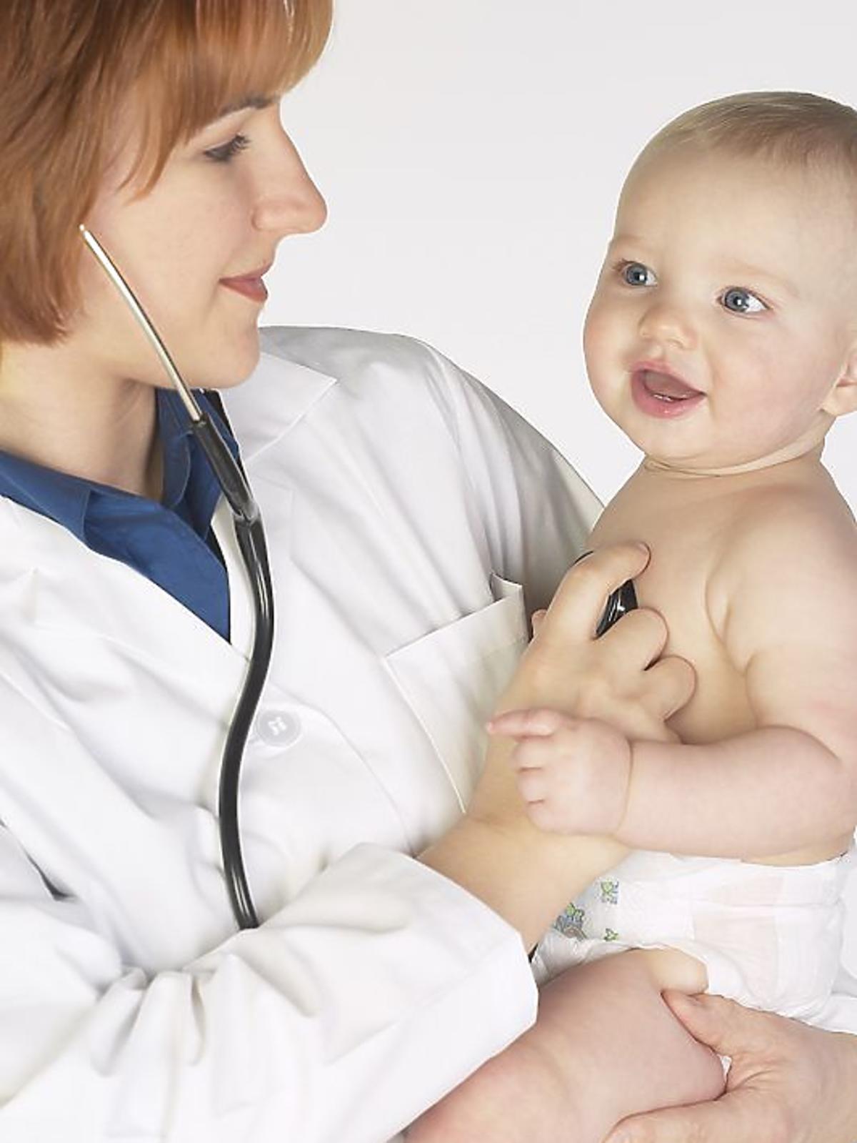 niemowlę, lekarz, badanie