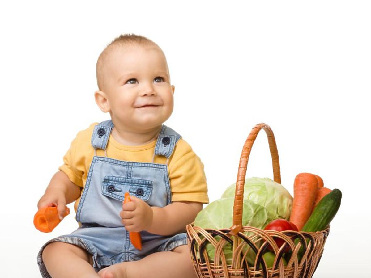 niemowlę, warzywa, kuchnia dla malca, koszyk