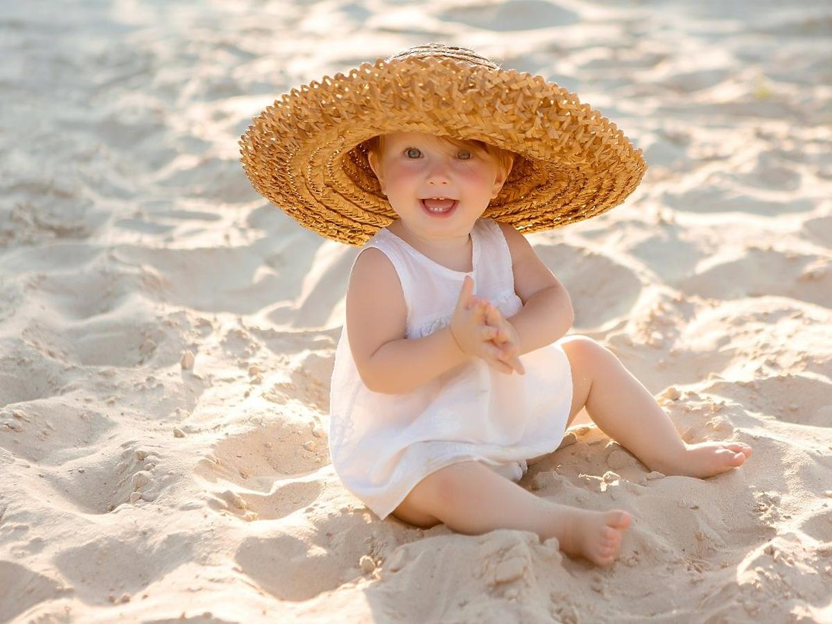 Ochrona skóry dziecka na plaży