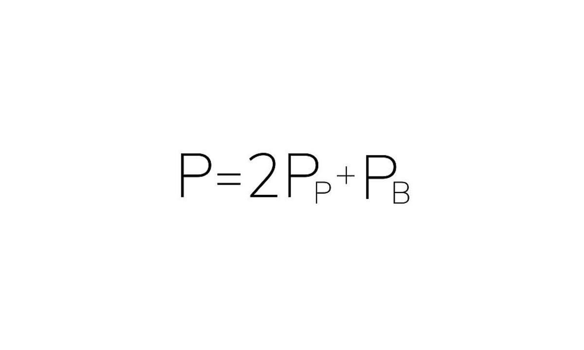 P=2Pp+Pb - wzór na objętość graniastosłupa